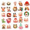 Stickers 50pcs Christmas Santa Claus Waterproof Cartoon Decal Car Decor Laptop