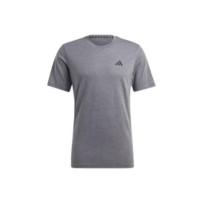 Train Essentials Feelready Training Tee Dark Grey Heather/White/Black Men Streetwear IC7444
