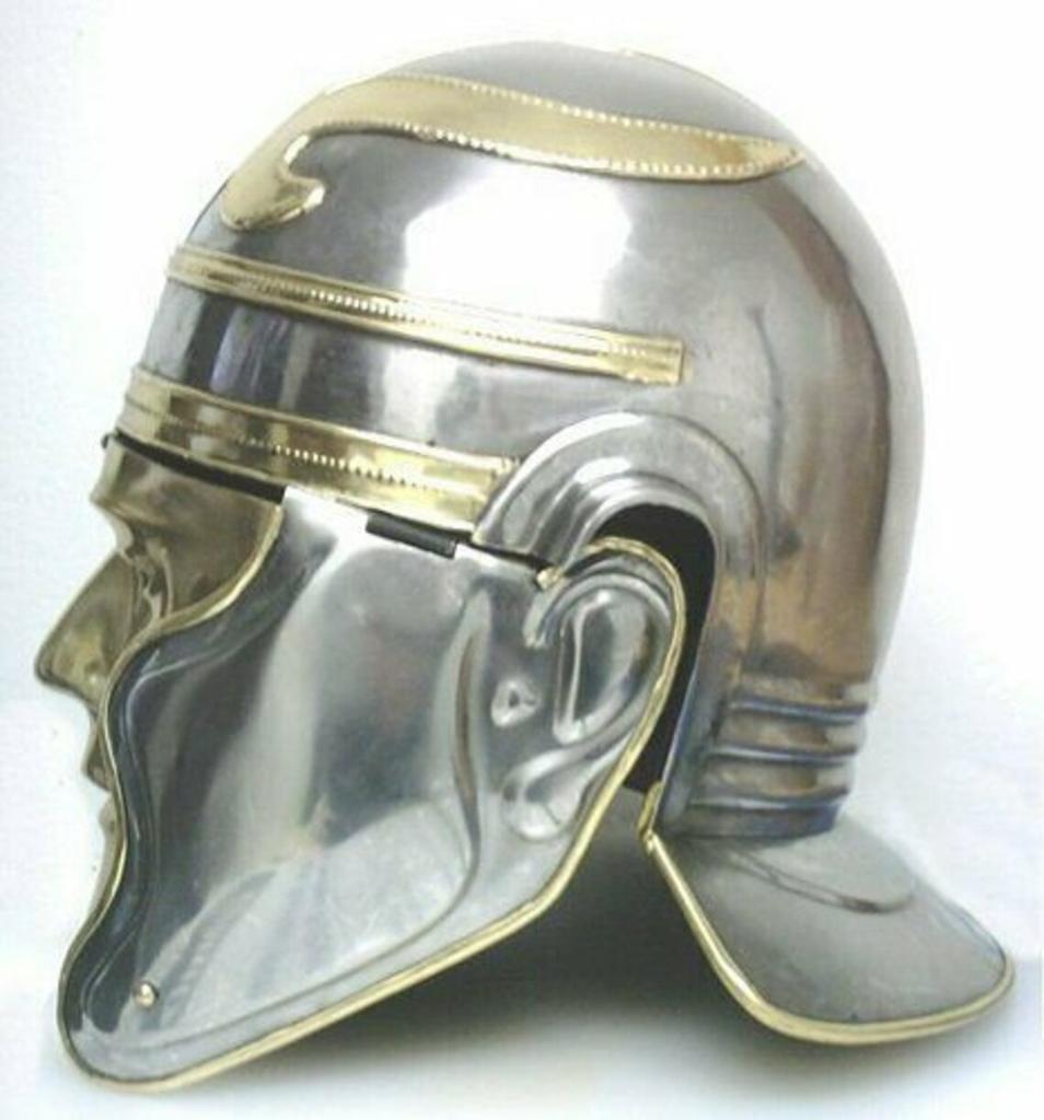 Larp Maske, Römische Kampfmaske, Historisches Cosplay, Antike Maske, Gesichtsmaske, Kostüm, Larp, Maske für Maskerade, Larp Rüstung, Maske für Männer