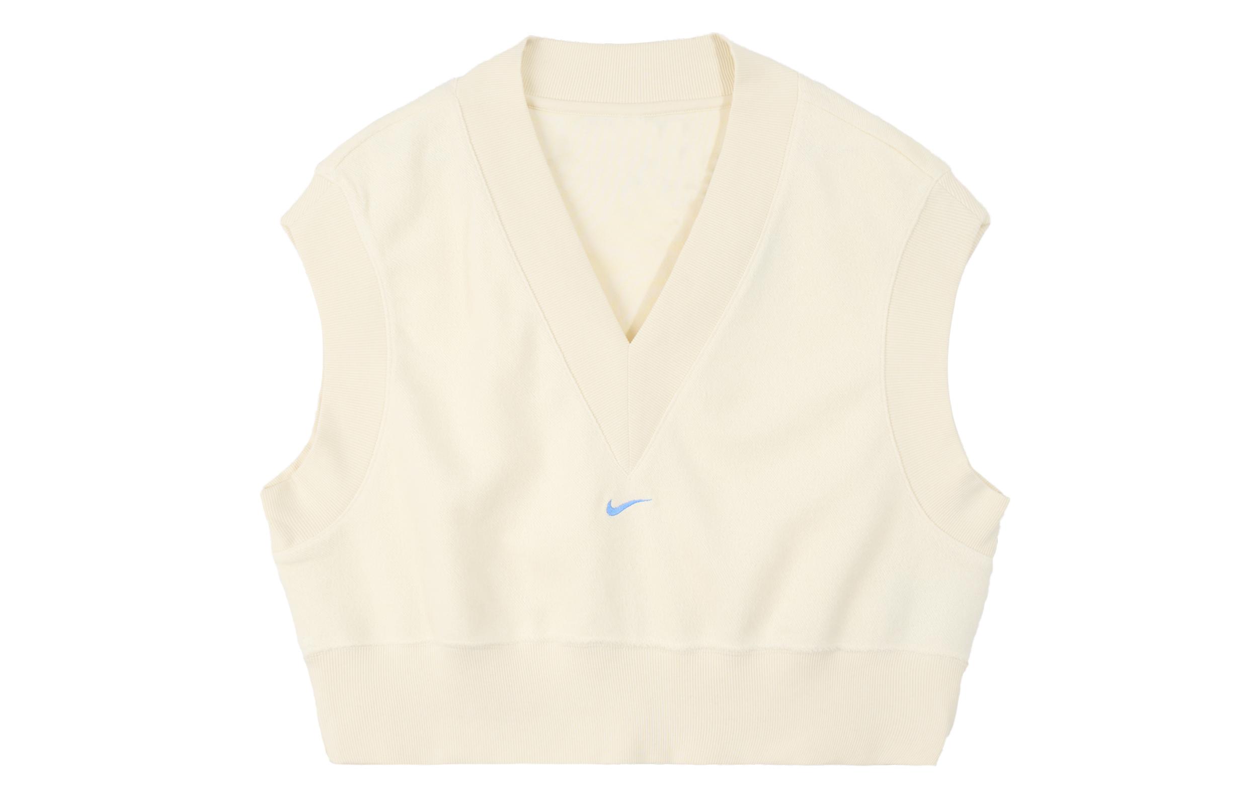 Nike Vests Women s Coconut Milk V Neck Moderate Other FV4010-113 L