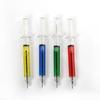 1pcs Syringe Pens,Retractable Fun Multi Color Novelty Pen for Nurses,Writes in Black Ink,Nursing Student School Supplies