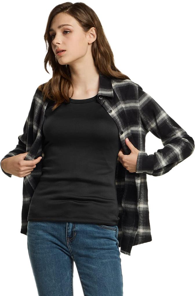Tesla Ultra Warm Thick Heattech Top and Bottoms and Perfect for and Thermal and Extra Warm Windproof and Model Women's Underwear, [Moisture-Wicking,