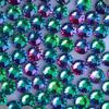 QIYI  Glass Flatback Round Rhinestones 2058 12 Facets Hotfix Bulk Rhinestone for  Shoes Garment  Nail Art Craft