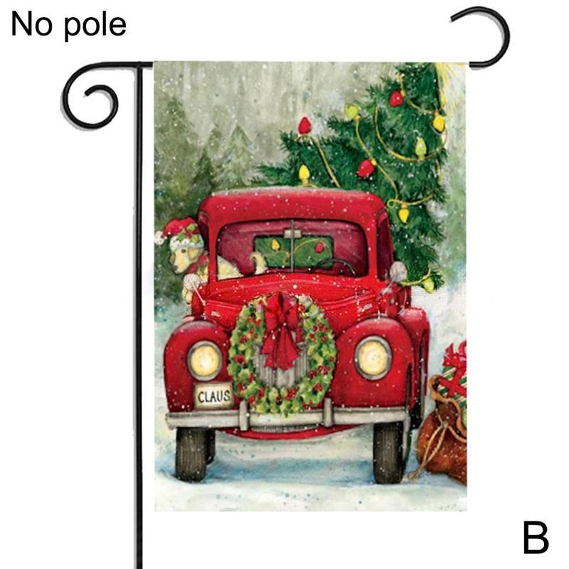 2019 Merry Christmas Red Truck with Gifts Double Sided Winter Garden Flag Vy 2019 Merry Christmas Red Truck with Gifts Double Sided Winter Garden Flag Vy
