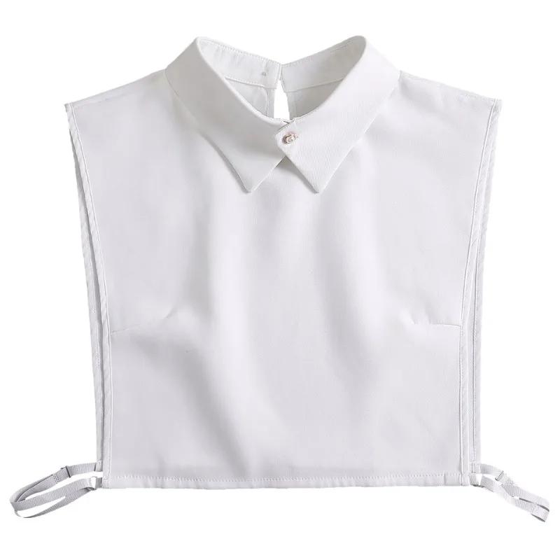 New Lapel Fake Collar Vintage Detachable Shirt Collar for Women Blouse Sweater False Collar Removable Neckwear Ties