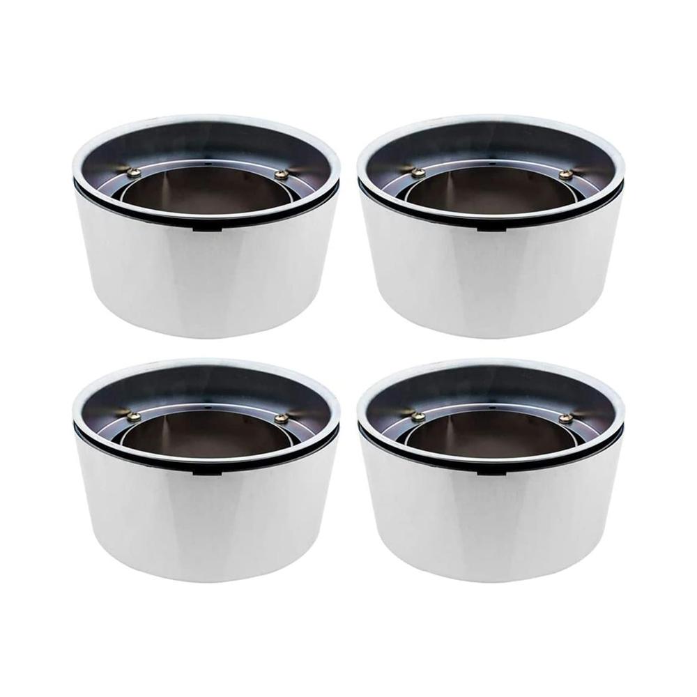 8-gaats 16 inch chromen wieldoppen met moerafdekkingen, geschikt voor Ford vrachtwagen/bestelwagen