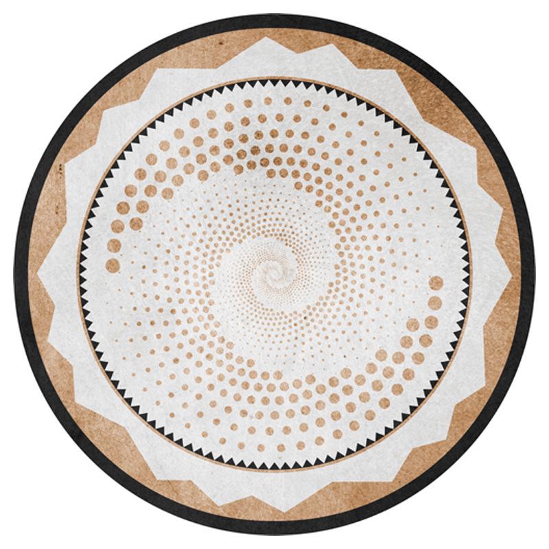 

Современный круглый ковер из искусственного меха в стиле коровьей кожи для гостиных и спален Diameter 60cm