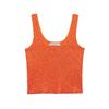 European Style Sequin-Embellished Knit Camisole & Cardigan Two-Piece Set