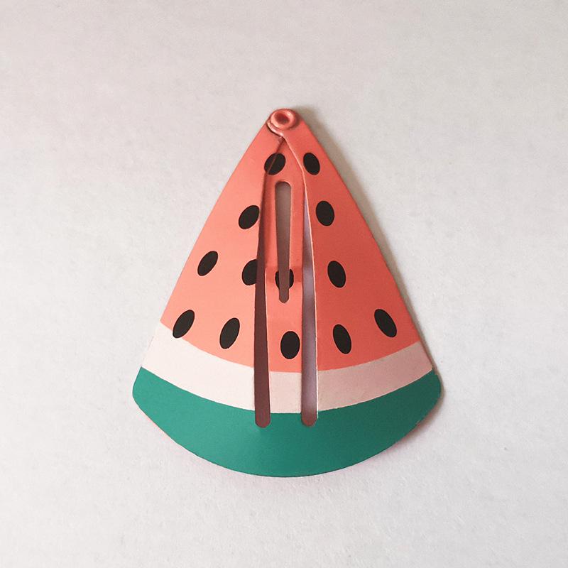Trendy Kids' Hair Accessories: Cute Animal Metal Hair Clips & Waterdrop Print Crown Side Pins
