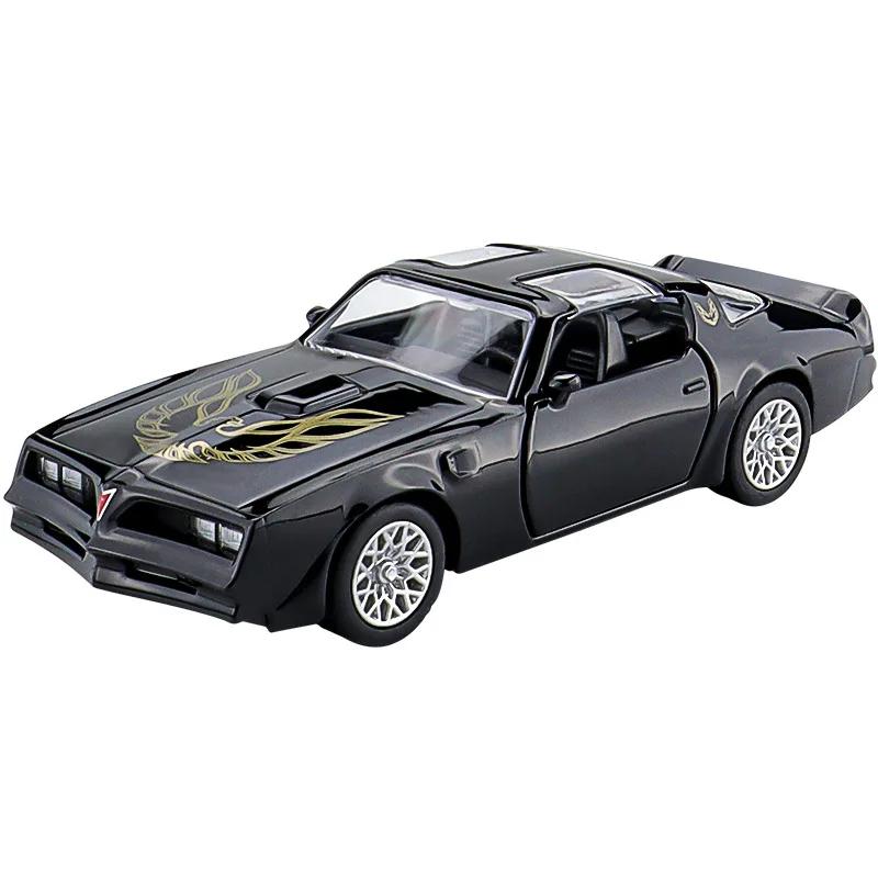 Simulation 1:36 Pontiac Firebird Leichtmetall-Sportwagen Modell Druckguss Metall Spielzeugfahrzeuge Kinderspielzeug Sammlung Miniaturauto