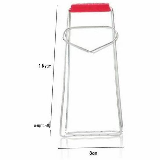 

Non-slip Stainless Steel Anti-Scald Plate and Tray Lifter Clip for Kitchen Use