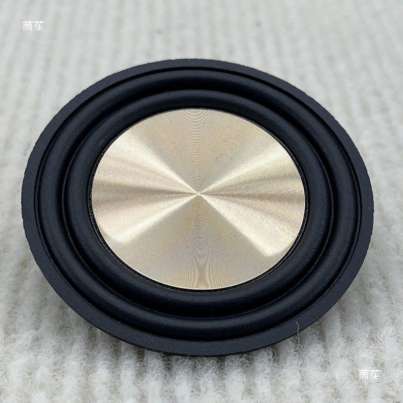 60mm Rubber Edge Metal Cone Subwoofer Vibration Speaker Diaphragm