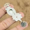 Natural Howlite Gemstone Indian Jewelry 925 Sterling Silver Pendant For Women