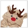 Reindeer One-Piece Four-Legged Pet Outfit for Small To Medium Dogs Christmas Theme Pet Clothes