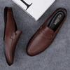 Mocassini Mezzi Uomo Pantofole in Vera Pelle Mocassini a Scivolo Zoccoli Traspiranti per Uomo Scarpe Eleganti Leggere Traspiranti 2024