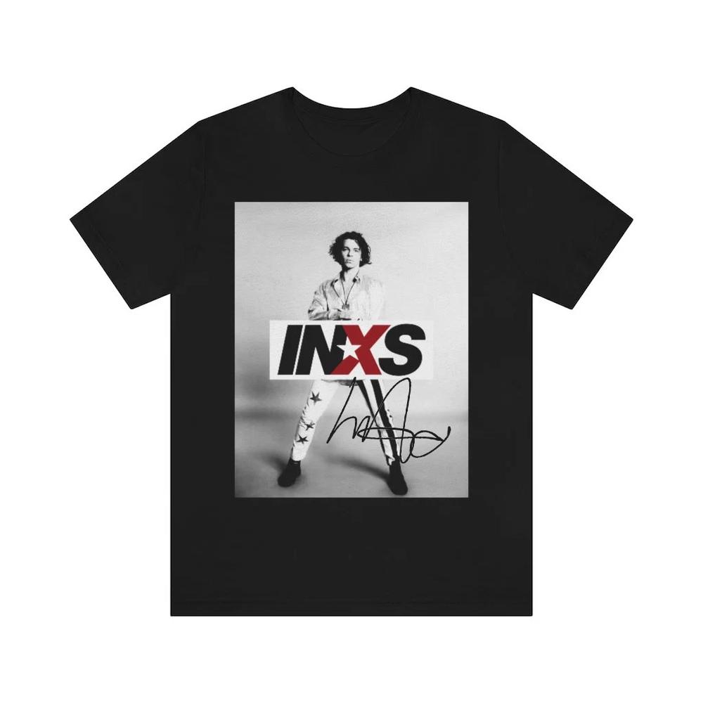 INXS Band Retro Michael Hutchence Shirt Classic Black Unisex H1072 XXXXL