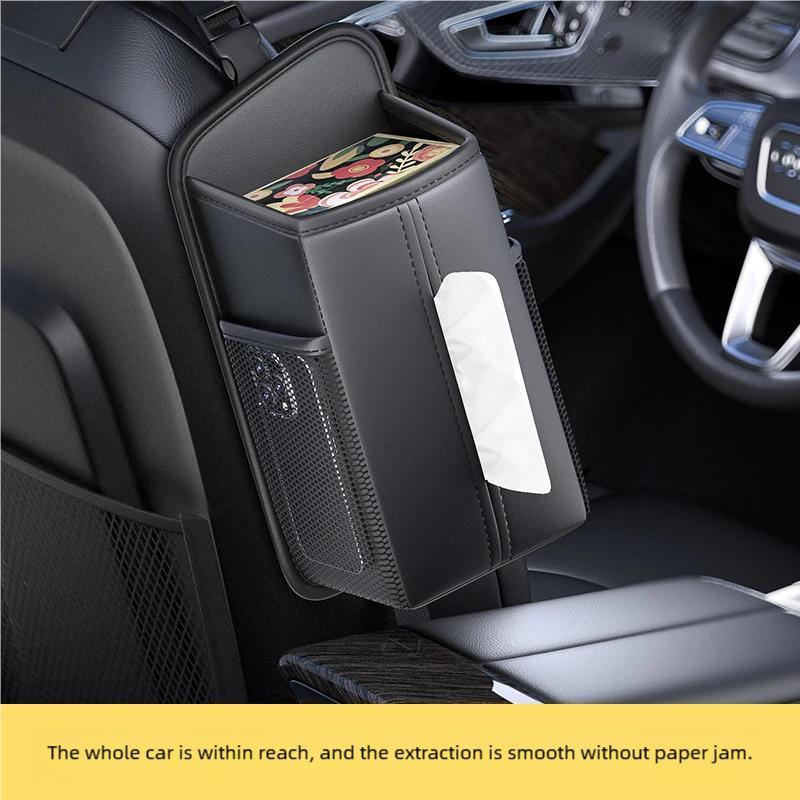 Jumbo Car Seat Side Storage Pocket Oversized Mesh Organizer Automotive Essentials Cross Border Version