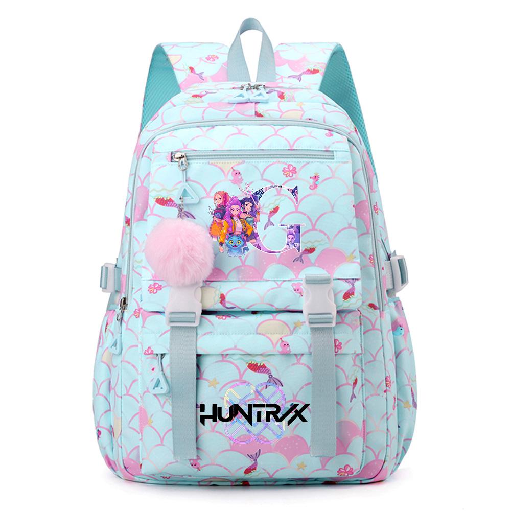 26 English Letters Printed Backpack Large Capacity Bookbag Student Boy Girl Schoolbag Outdoor Large Capacity Waterproof Sports Laptop Travel Bag