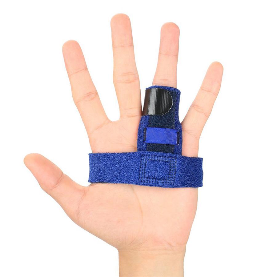 Medical Trigger Finger Splint Hook Loop Tape Finger Orthosis Brace Support Pain Relief Finger Protector Brace Support Belt