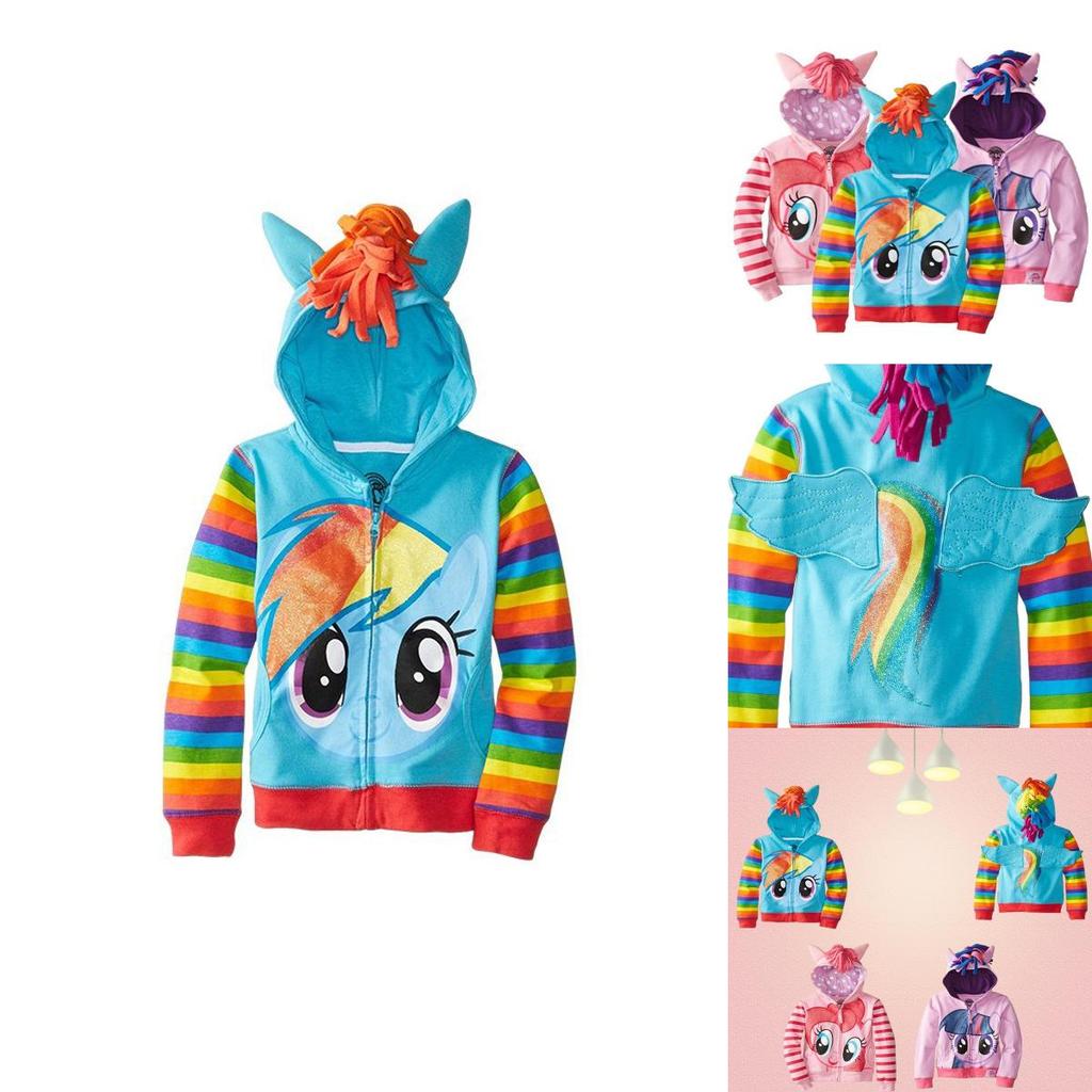 My Little Pony 3D Hoodie Voor Jongens En Meisjes Zacht En Ademend Sweatshirt Jack Met Prachtig Vakmanschap