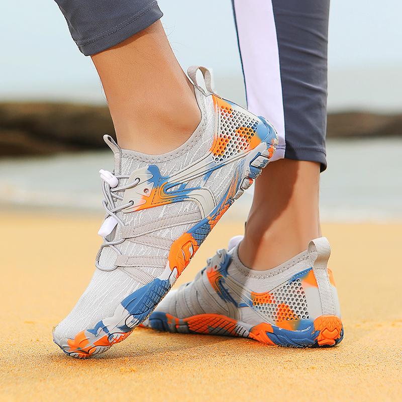 Beach Barefoot Wading Sneakers Unisex Quick Drying Aquatic Shoes for Sea Pool Water Sports Surfing Fishing Size 35-46