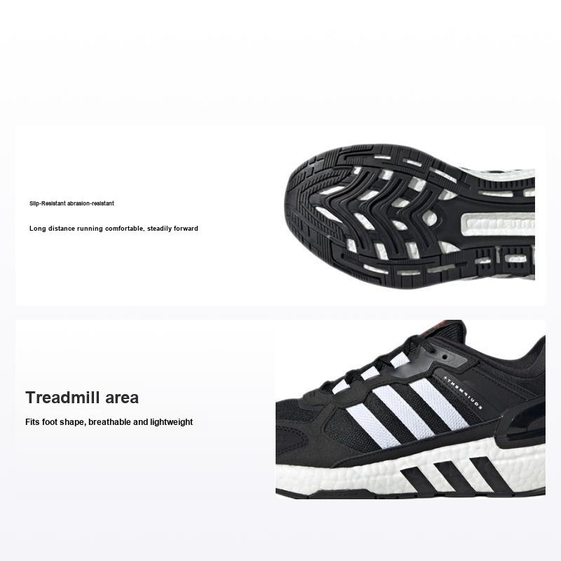 Adidas Equipment Удобные Сетчатые Нескользящие Износостойкие Низкие Беговые Кроссовки Унисекс Беговая Обувь Черный Белый GX6630 36
