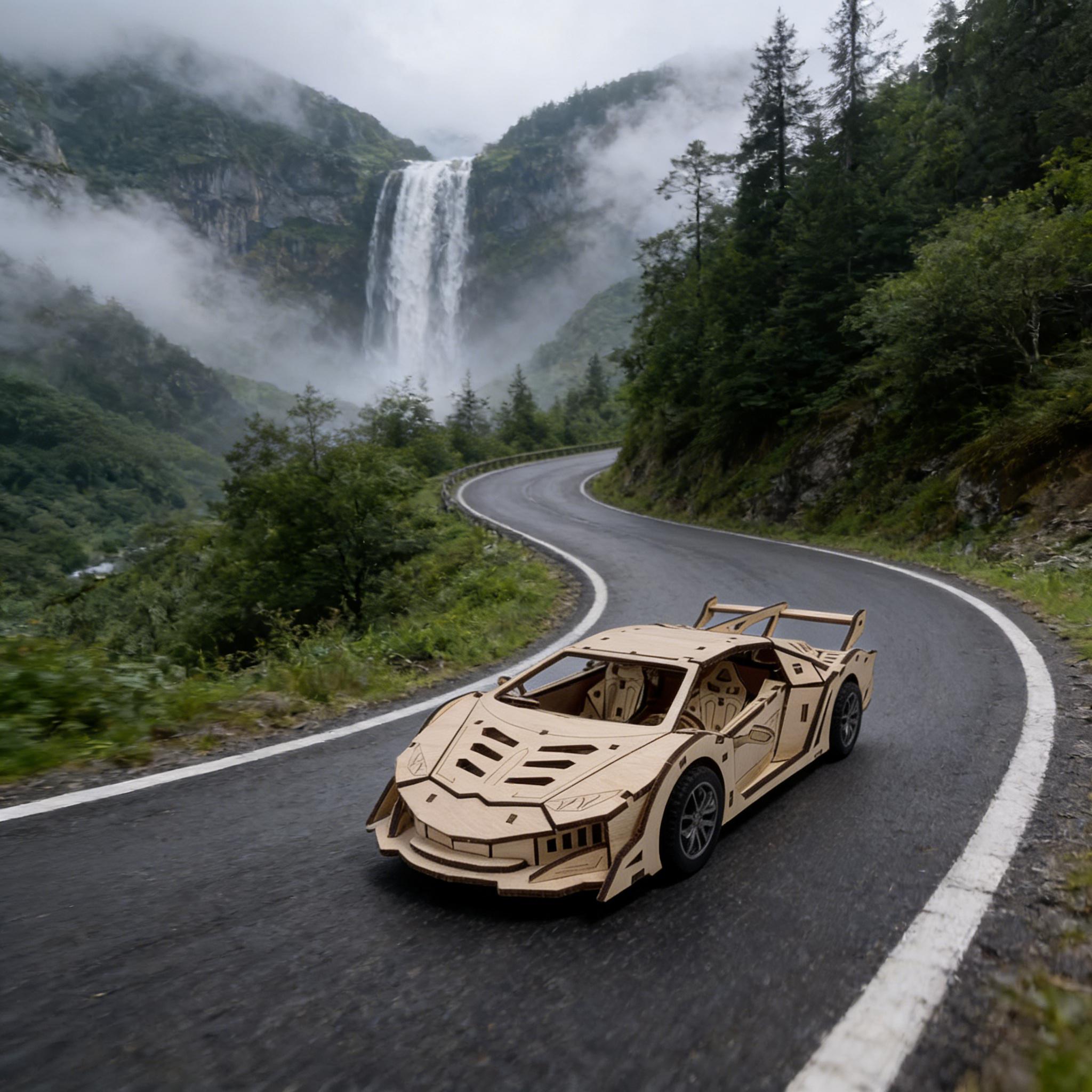 

1 wooden DO-IT-YOURSELF supercar a Imaginative 3D p High Quality Durable Design Safe for Children uzzle ideal as a festive Present or home decoration белый