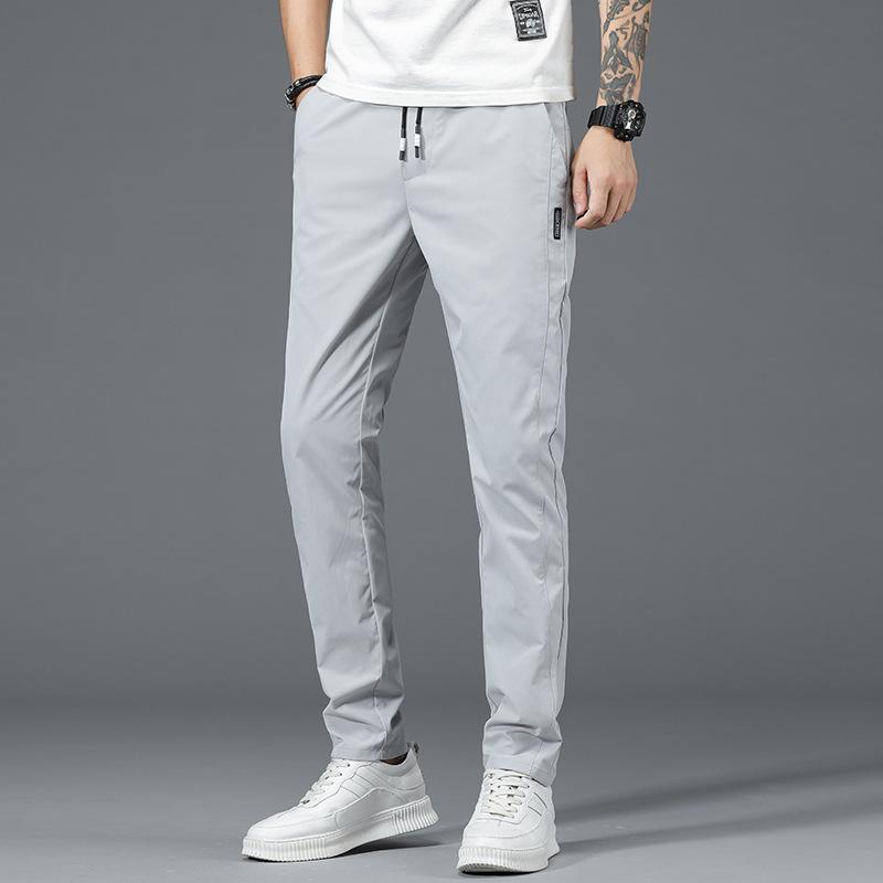 Loose Quick-drying Breathable Trousers Ice Silk Breathable Sweatpants Summer Thin Comfortable Men's Casual Pants Men