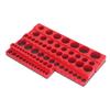 3PCS Magnetic Socket Holders Plastic Socket Organizer Storage Tray for 1/4 3/8 1/2 Inch Drive Socket