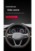 Changan X7/X5PLUS Genuine Leather Steering Wheel Cover - Ultra-Thin, Anti-Slip, Wear-Resistant, Fits 24 Models, All-Season