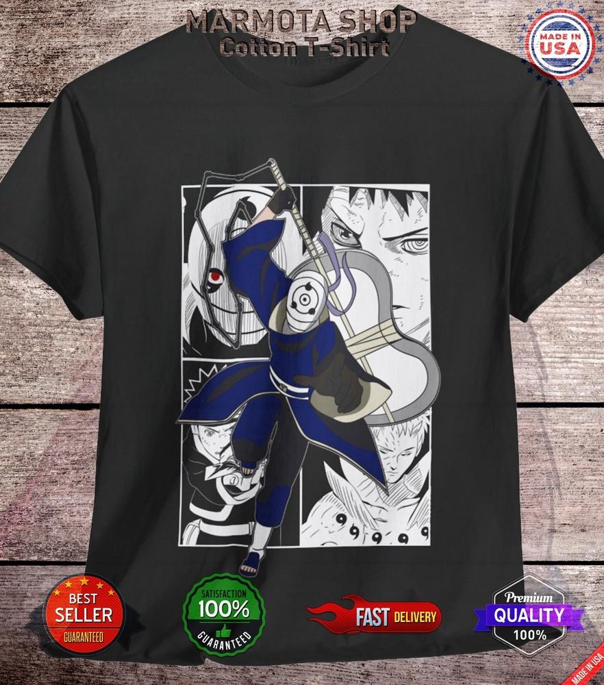 

Obito Shirt Uchiha Naruto Shippuden Itachi Anime Unisex Tee T-Shirt All Size 4XL