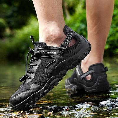 Letnie Unisex Buty Outdoorowe do Wędrówek Brodzenia Męskie Damskie Buty Trekkingowe Oddychające Antypoślizgowe Buty Górskie Tracking Treking