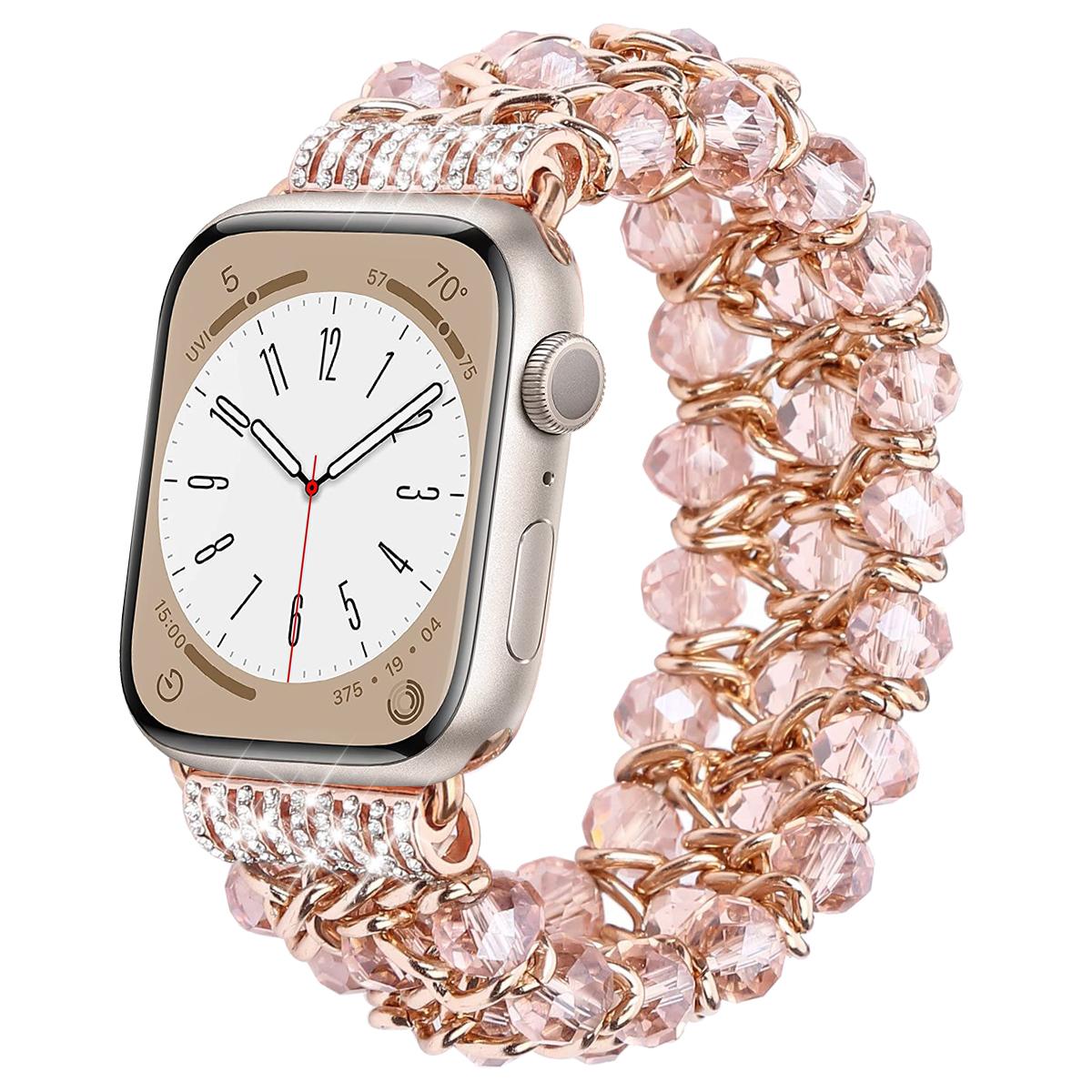 

Flash Pearl Для Apple Watch Жіночий 38мм 40мм 41мм 42мм 44мм 45мм 46мм Ремінець IWatch Ultra Series SE 10 9 8 7 6 5 4 3 2 1 Ремінець 49mm