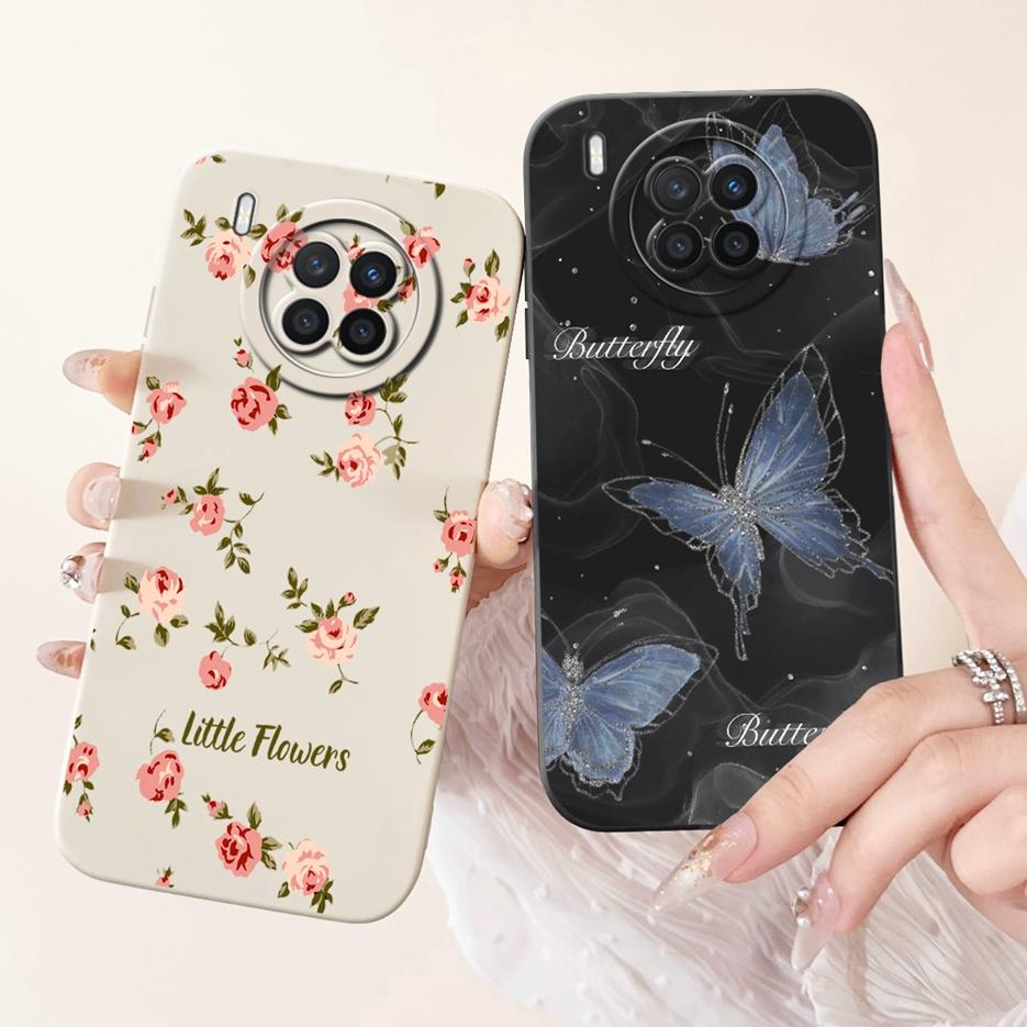 For Huawei Nova 8i Case Honor 50 Lite NTN-L22 Luxury Candy Painted Cover Soft TPU Phone Case For Honor 50 Lite Nova8i Back Cover