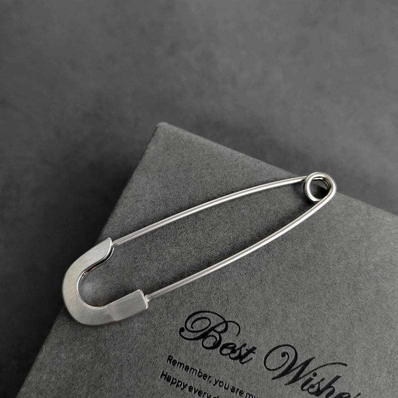 

NEW Jumbo Safety Pins for Clothing, Metal Statement Accessories to Style Scarves, Layer Necklaces, or Customize Denim & Dresses