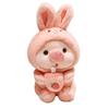 Kawaii Style Pig Doll Cute Cartoon Design Milk Tea Plush Toy Cartoon Pig Plush Toy  Kids Gift