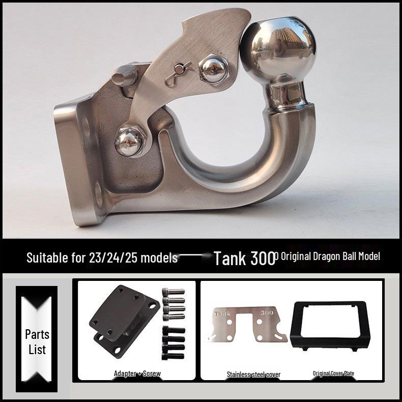 Premium 304 Stainless Steel Tow Hook for Tank 300, Patrol Cruiser, Land Cruiser, and Universal Rogue