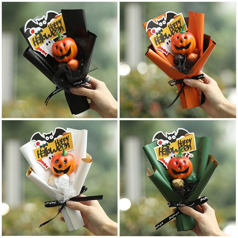 Halloween Decoration 2025 Halloween Flower Bouquet Fake Eternal Bouquet Gifts Halloween Crafts Party Gifts Room Decor Christmas