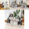 Adorable Siberian Husky Plush Toy For Kids Soft Stuffed Animal Companion In Gray Color