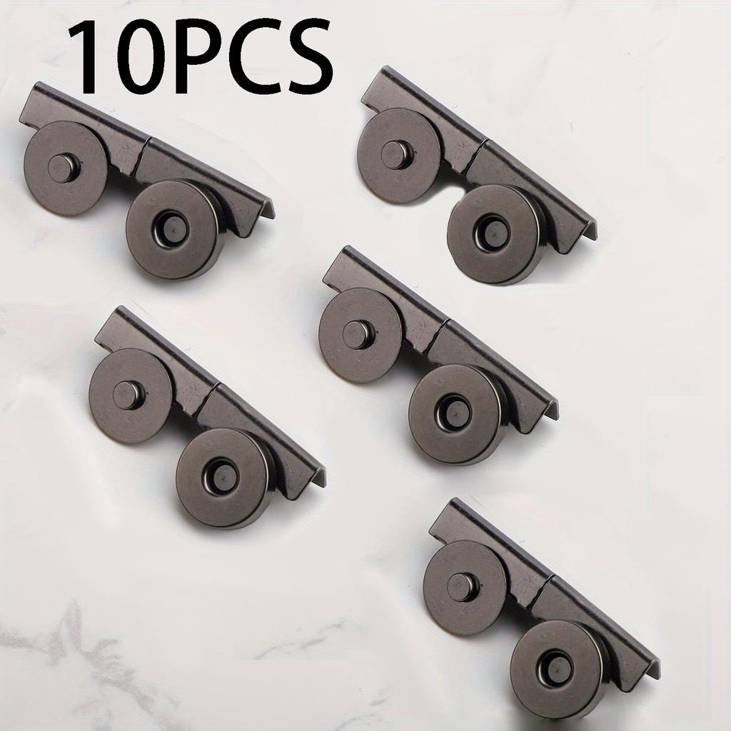 5 Pairs of Metal Seamless Magnetic Buckles for Bags – Magnetic Snap Buttons for DIY Buckle Closures, Magnetic Snaps for Handbags