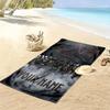 Name Custom Assassin Creed Print Beach Towel, Large Soft Quick Dry Towel for Beach Camping Swimming