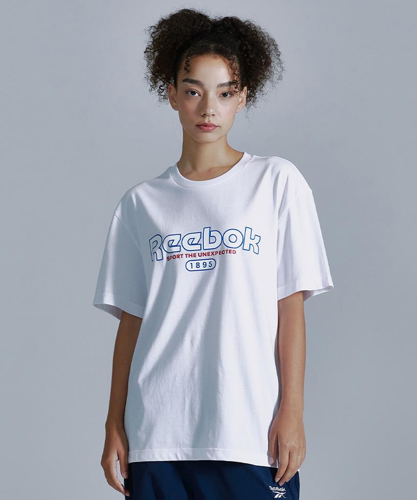 REEBOK Basic Graphic T-Shirt - White