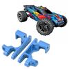2PCS RC Caster Blocks   High Hardness Aluminum Alloy Front C Hub Carrier for   Rustler 4  1:10 RC Car