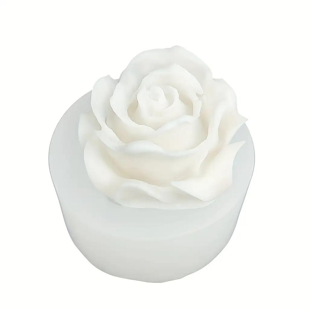 Reusable Rose Petal Silicone Mold - High-Quality Flexible Flower Candle Making Mold Suitable for Wax, Soap, Plaster - Vaand Candle Making