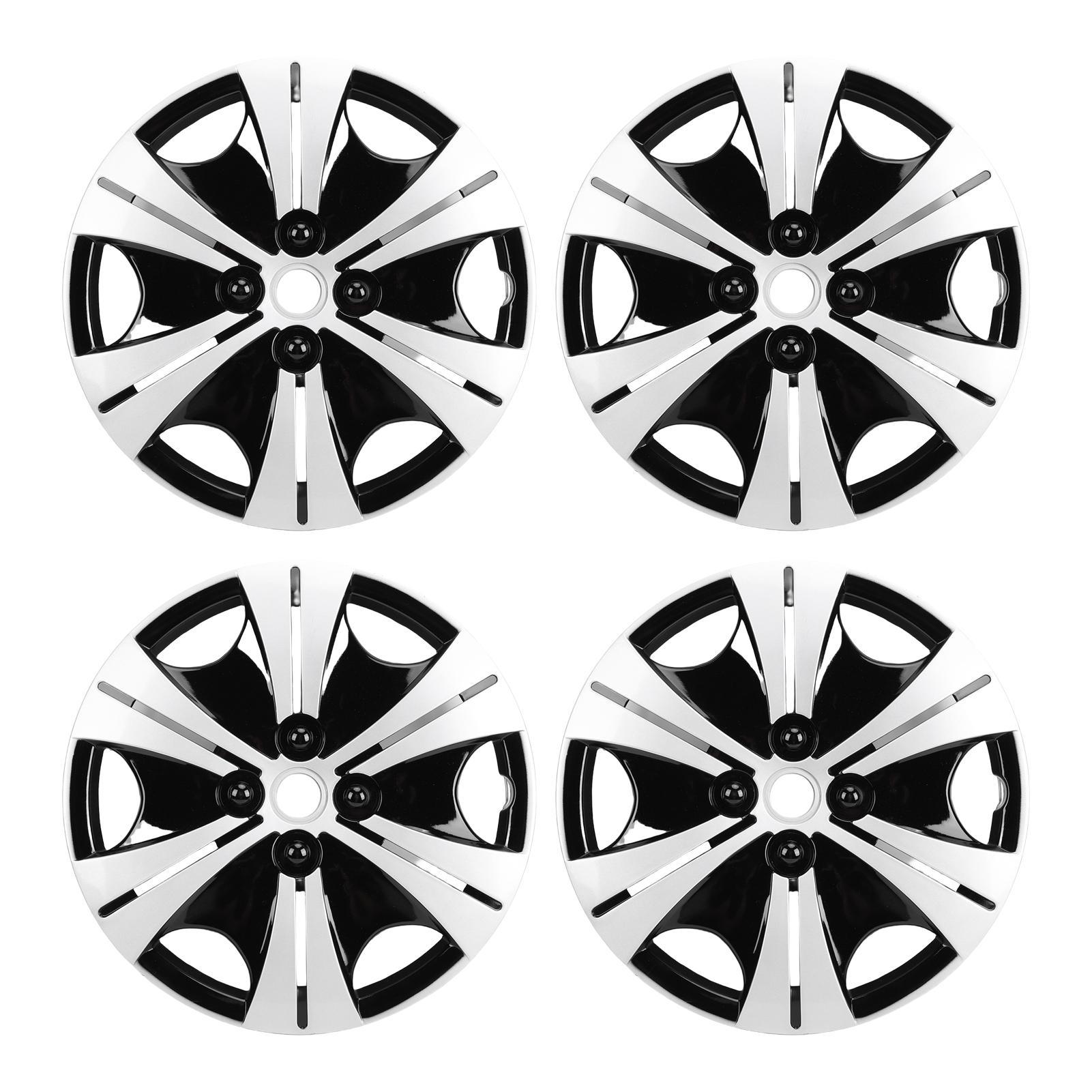 4PCS 15 Inch Hubcaps Wheel Covers Replacement R15 Wheel Rim Cover Universal for Cars Truck SUV