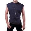 Summer Loose Solid Color Sleeveless Vest Youth Men's T-shirts