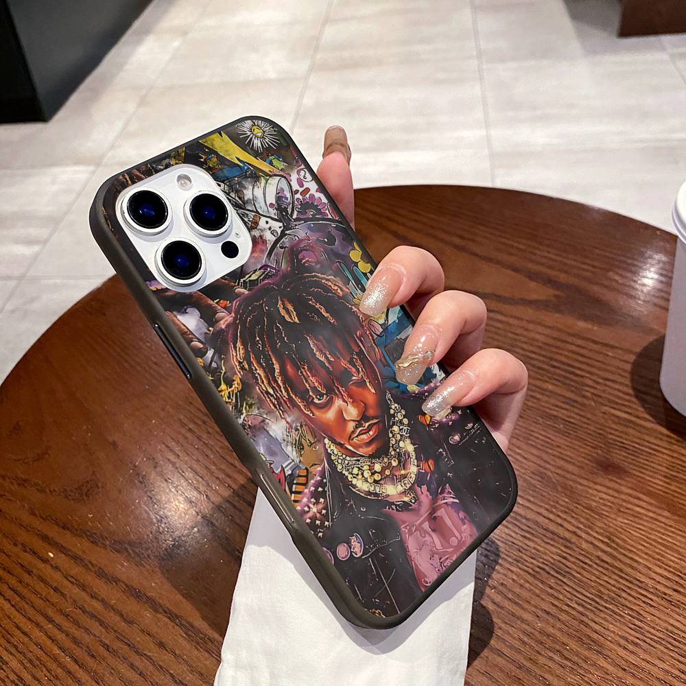 

Rapper J-Juice Wrld Phone Case For IPhone 17 16 15 11 12 13 14 Pro Max Soft Corrugated Silicone Cover Case iPhone 17