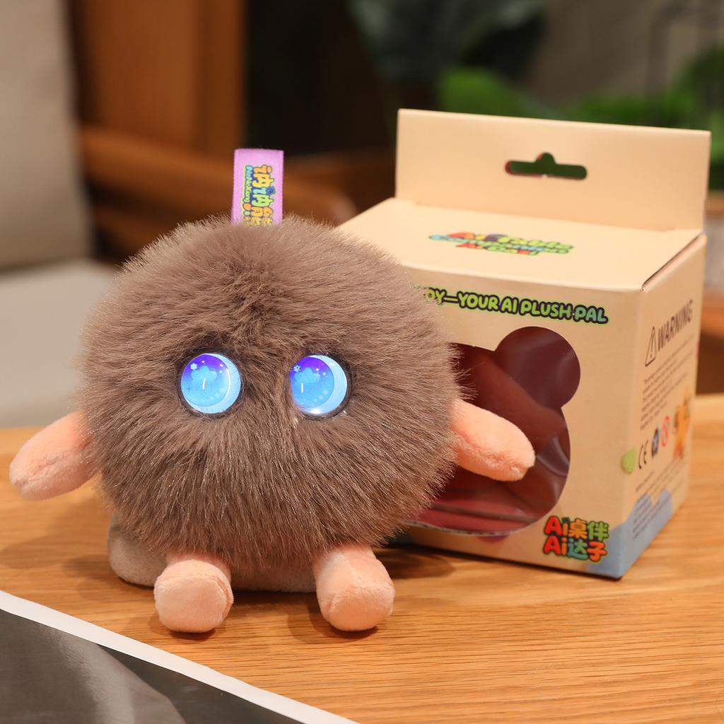 Ai Chatting Early Education  Toy Rabbit Round Smart Ai Desk Companion Gift 66 Internationally  Languages For Friends Classmates