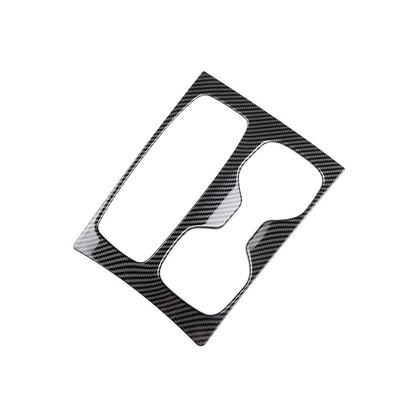 Carbon Fiber Color Gear Shift Panel Cover Fit for Hyundai Santa Cruz 2022 2023