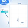 Thick Business Cards 500 Printable Business Card 3.5" X 2" Business Card Paper Compatible with Laser and Inkjet Printer Doubles